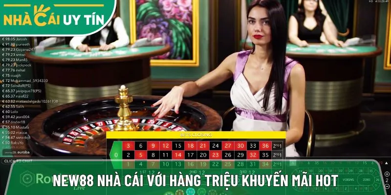New88 nhà cái trực tuyến với hàng triệu chương trình khuyến mãi hot